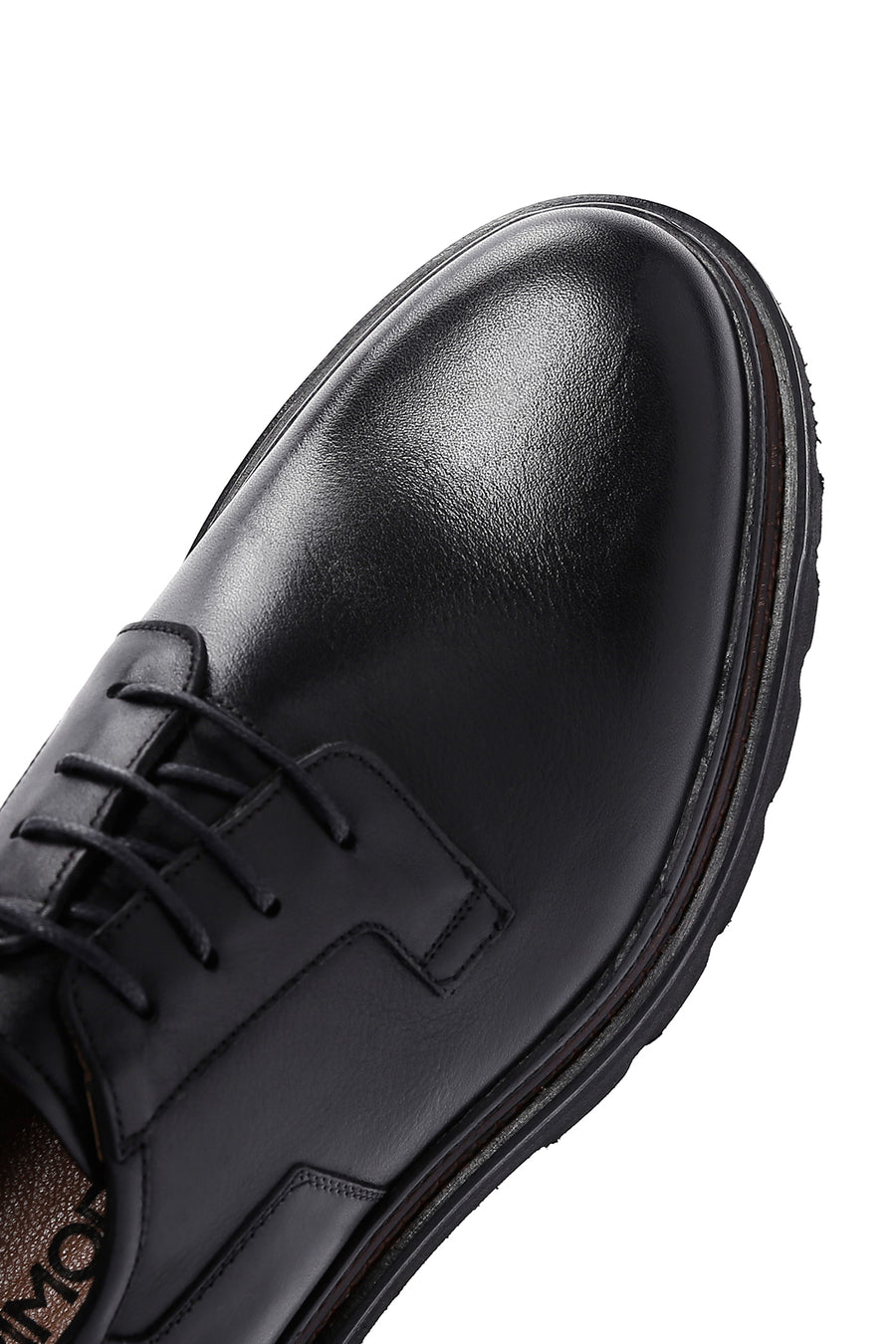 Men's Black Leather Casual Shoes