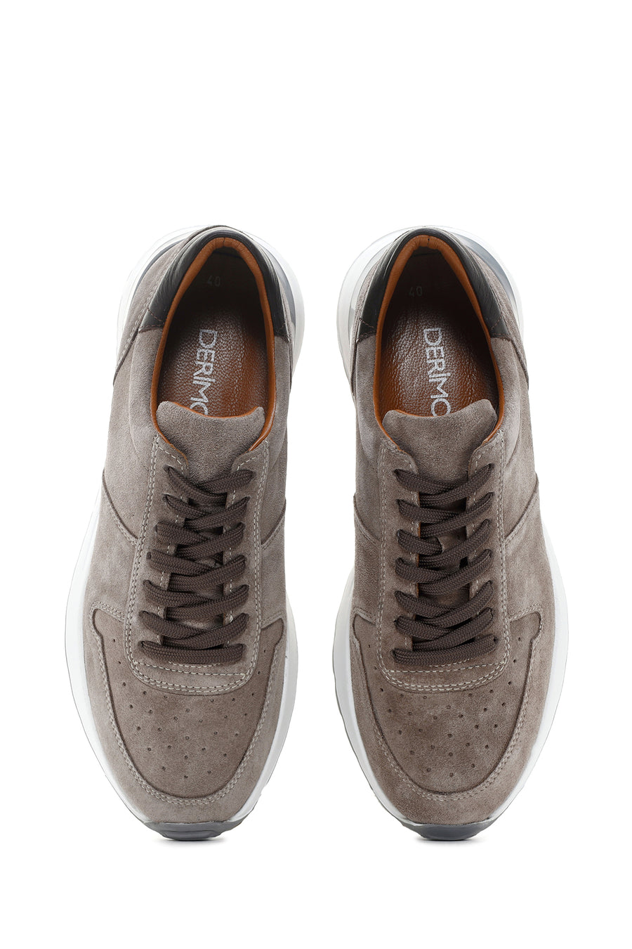 Men's Mink Leather Casual Sneaker