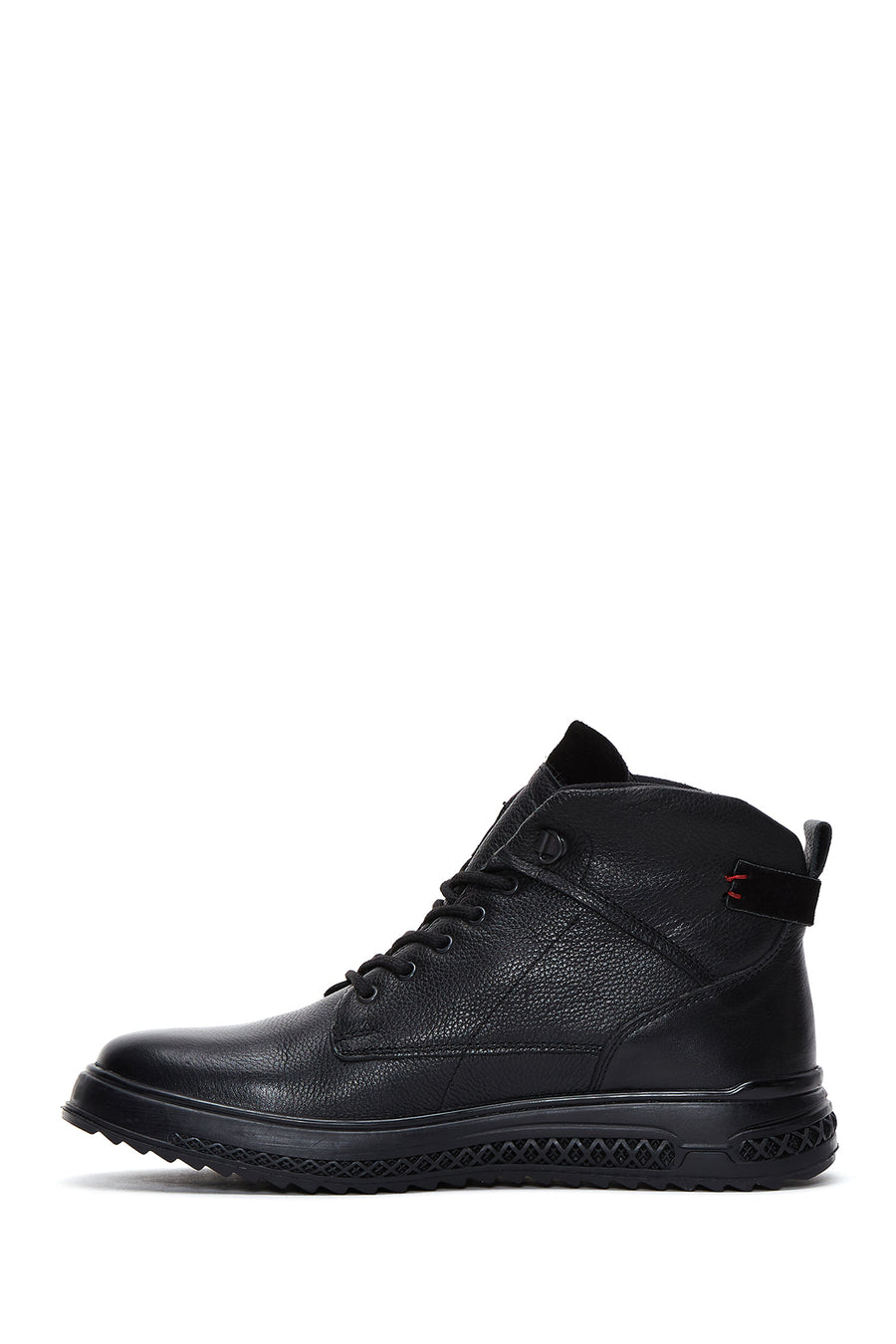 Men's Black Leather Casual Boots