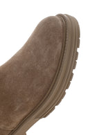 Men's Beige Leather Boots | Derimod