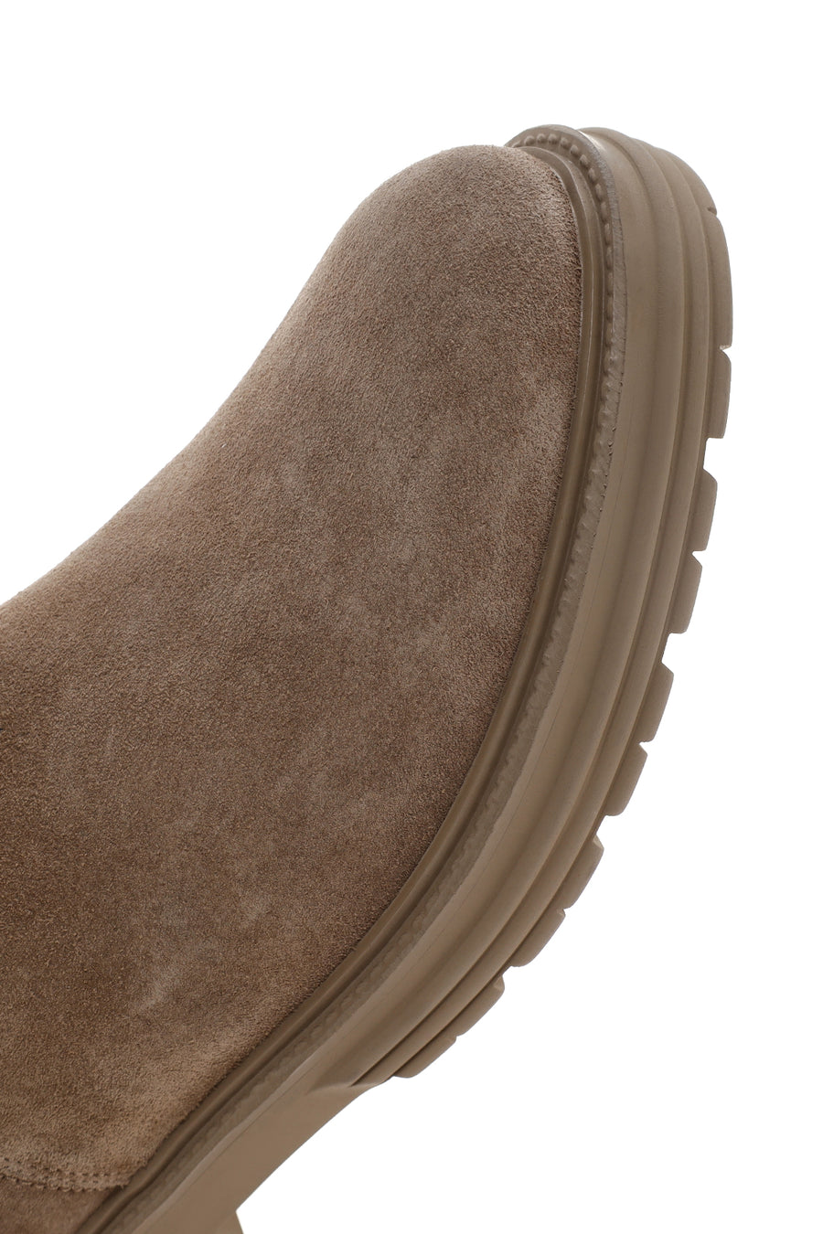 Men's Beige Leather Boots