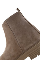 Men's Beige Leather Boots | Derimod