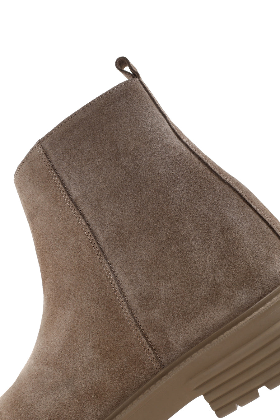 Men's Beige Leather Boots