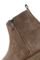 Men's Beige Leather Boots | Derimod