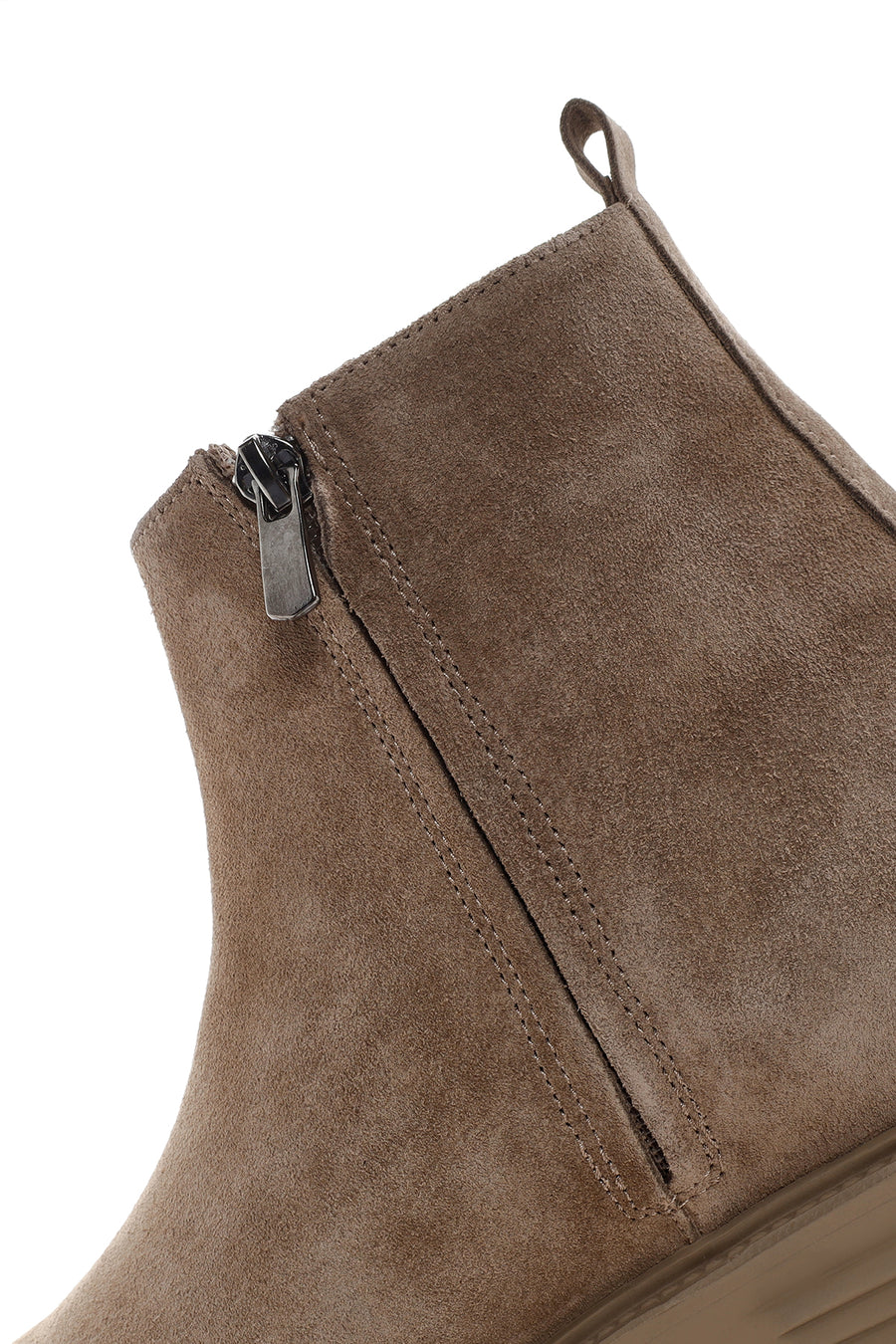 Men's Beige Leather Boots
