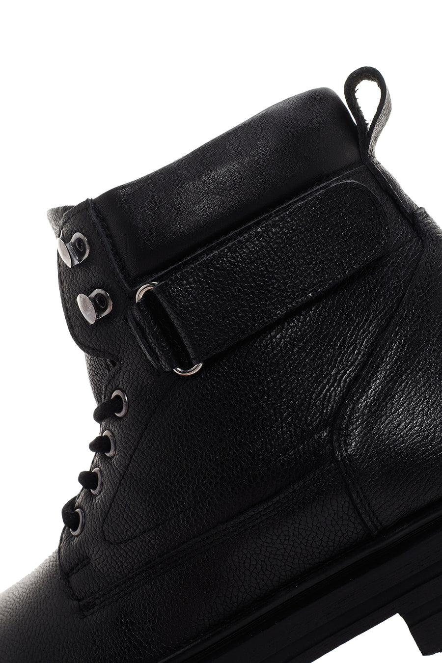 Men's Black Casual Leather Boots