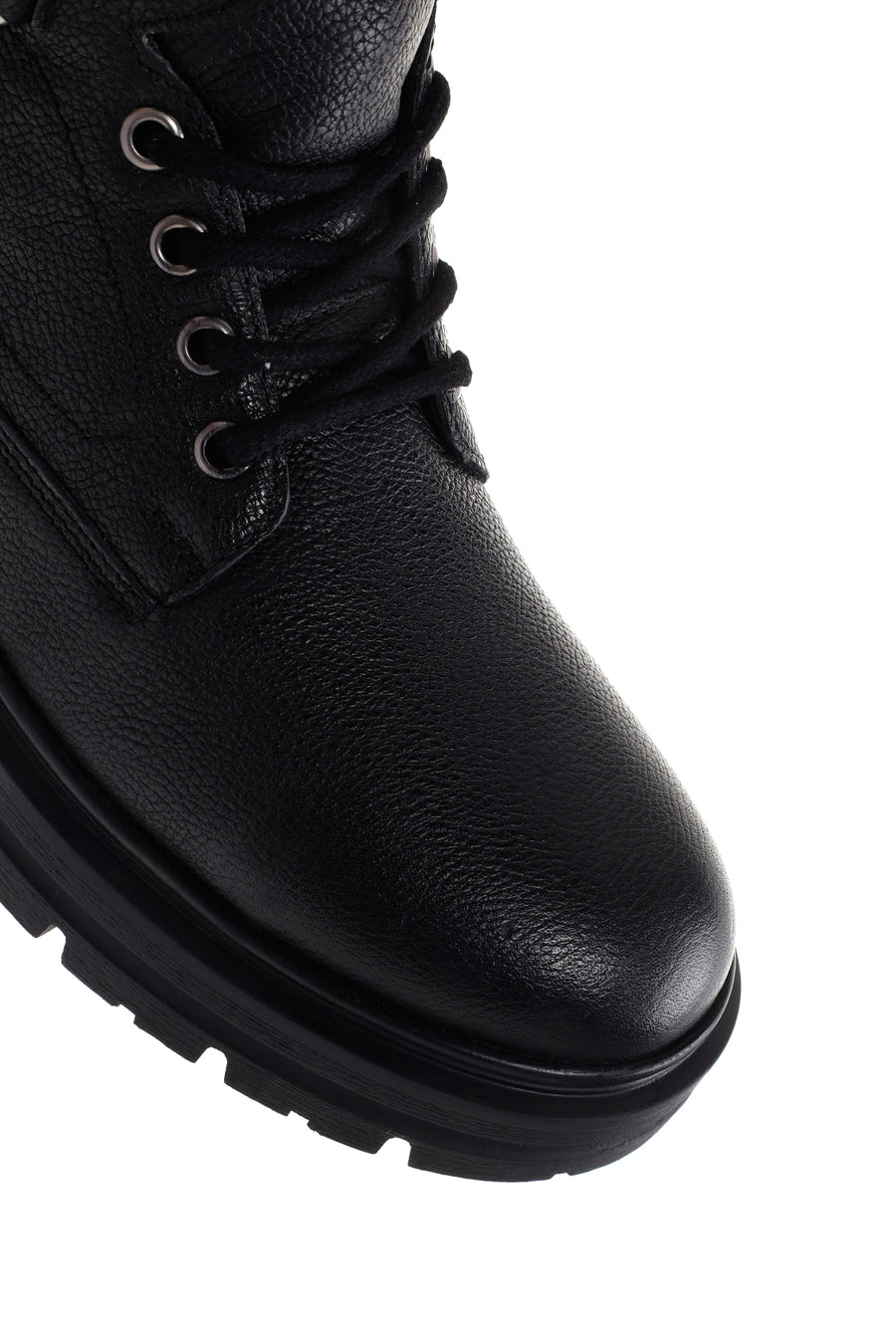 Men's Black Casual Leather Boots
