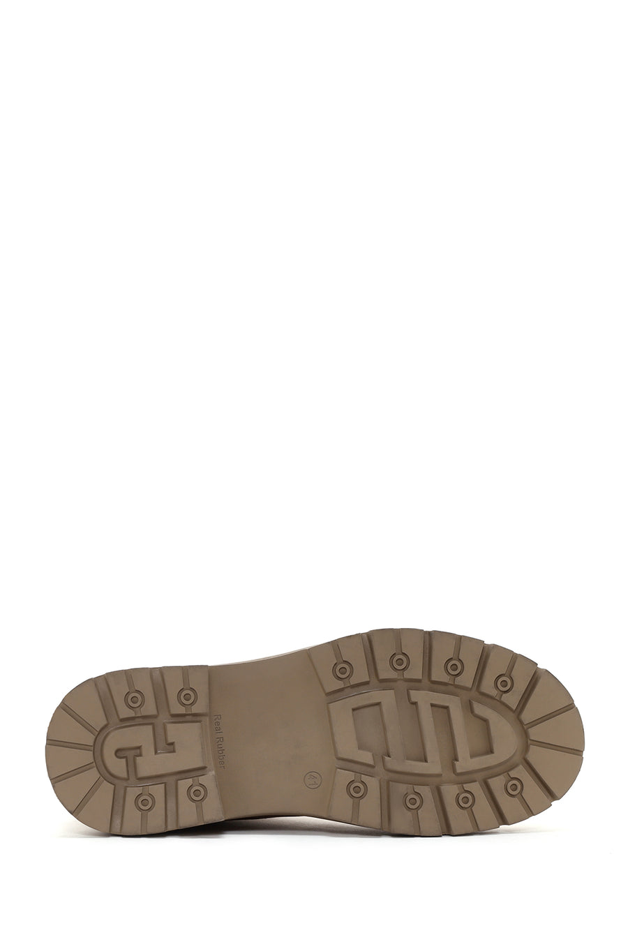 Men's Beige Nubuck Leather Casual Boots