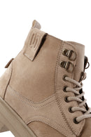 Erkek Bej Casual Nubuk Deri Bot | Derimod