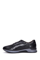 Erkek Siyah Deri Sneaker | Derimod