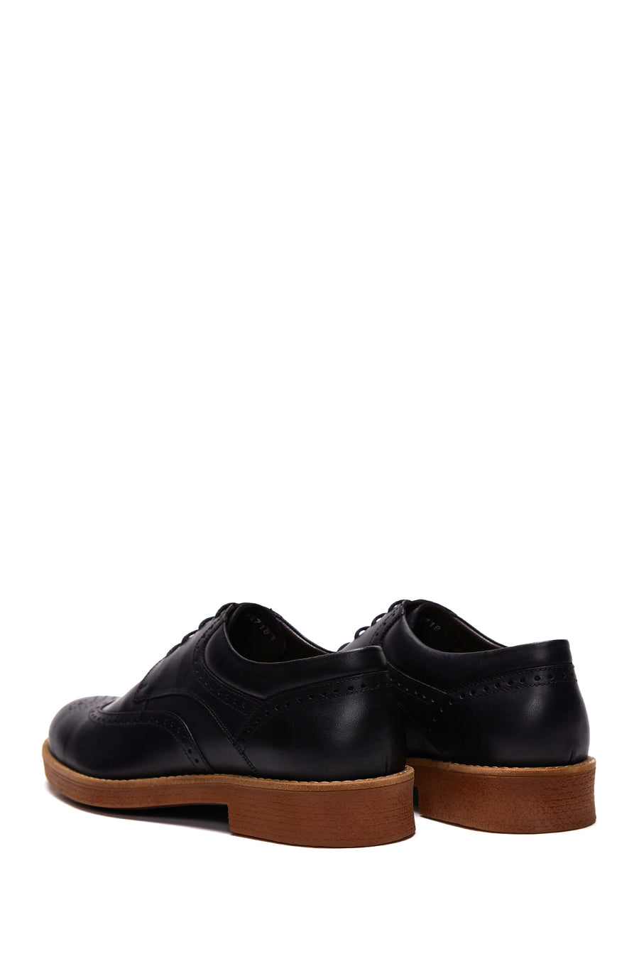 Men's Black Leather Casual Shoes