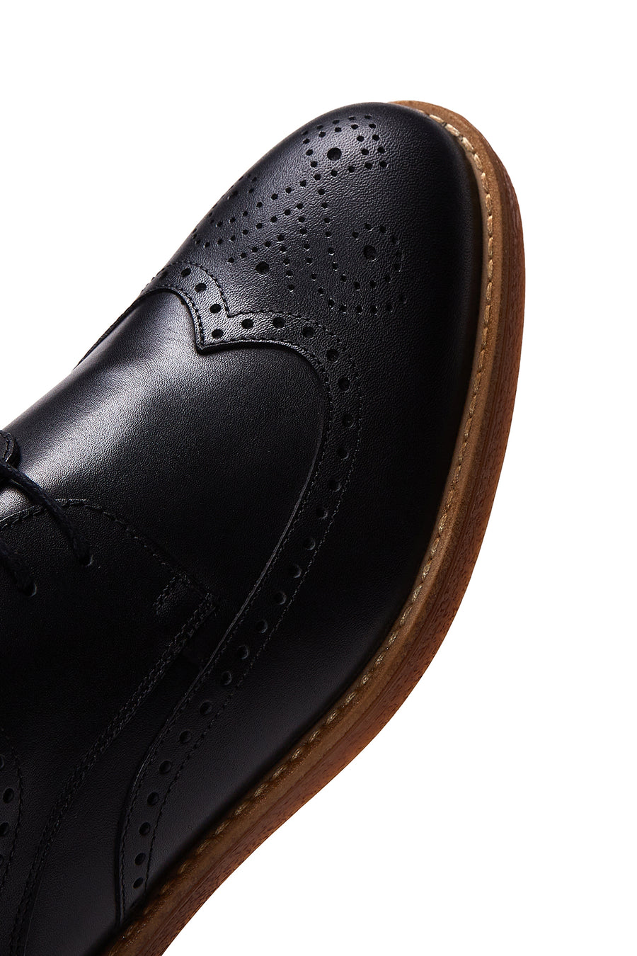 Men's Black Leather Casual Shoes