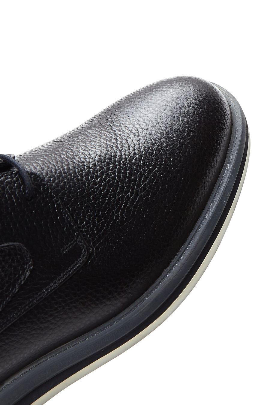 Men's Black Leather Casual Shoes