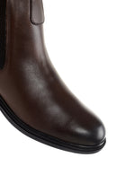 Men's Brown Chelsea Casual Leather Boots | Derimod