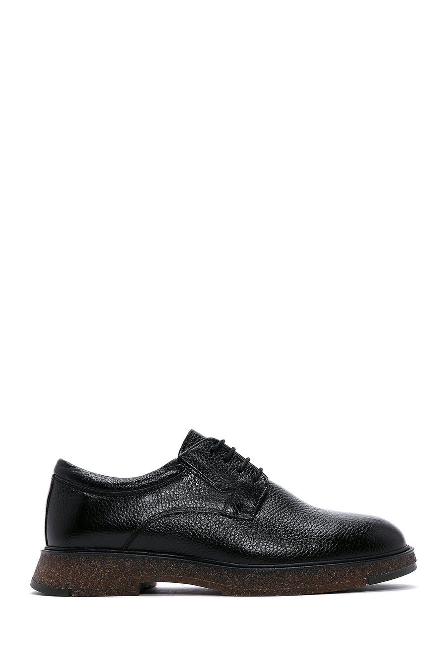 Men's Black Leather Casual Shoes 23WFD6755FT | Derimod