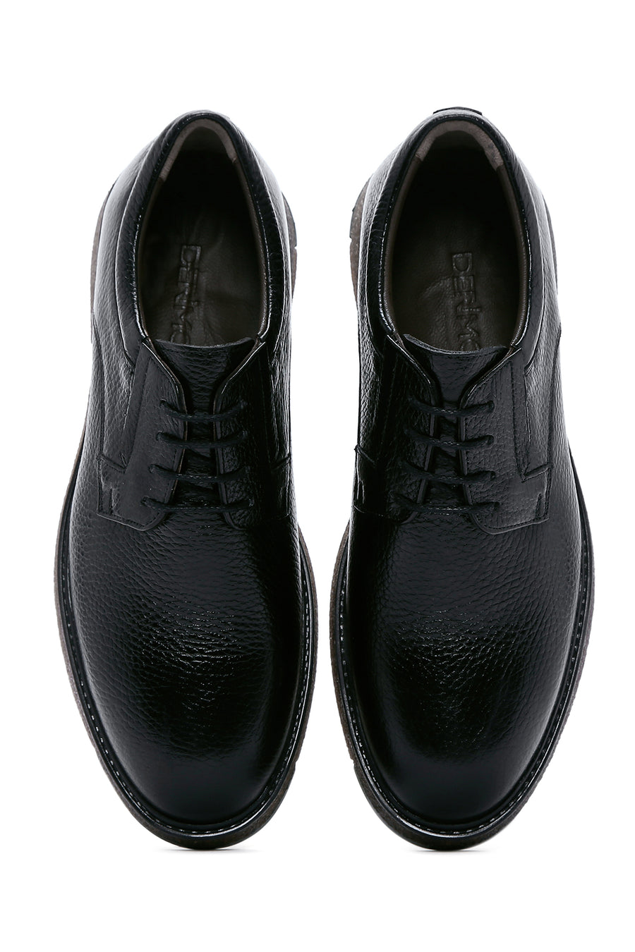 Men's Black Leather Casual Shoes