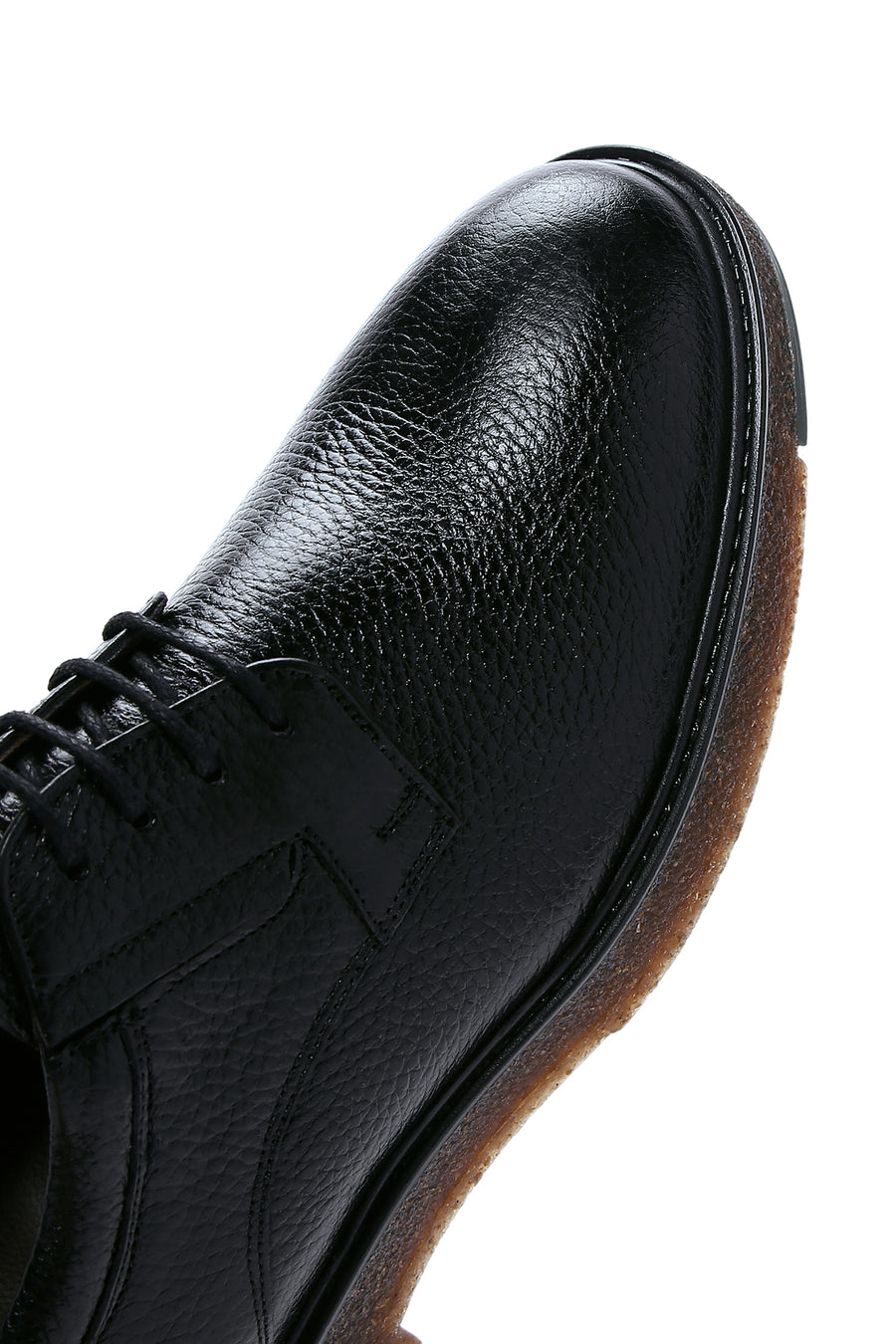 Men's Black Leather Casual Shoes