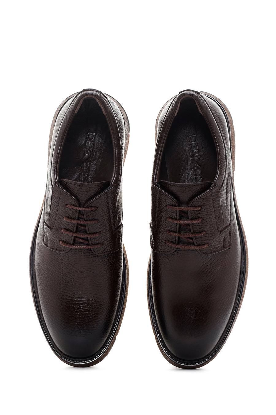 Men's Brown Leather Casual Shoes