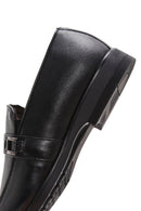 Erkek Siyah Deri Casual Loafer | Derimod