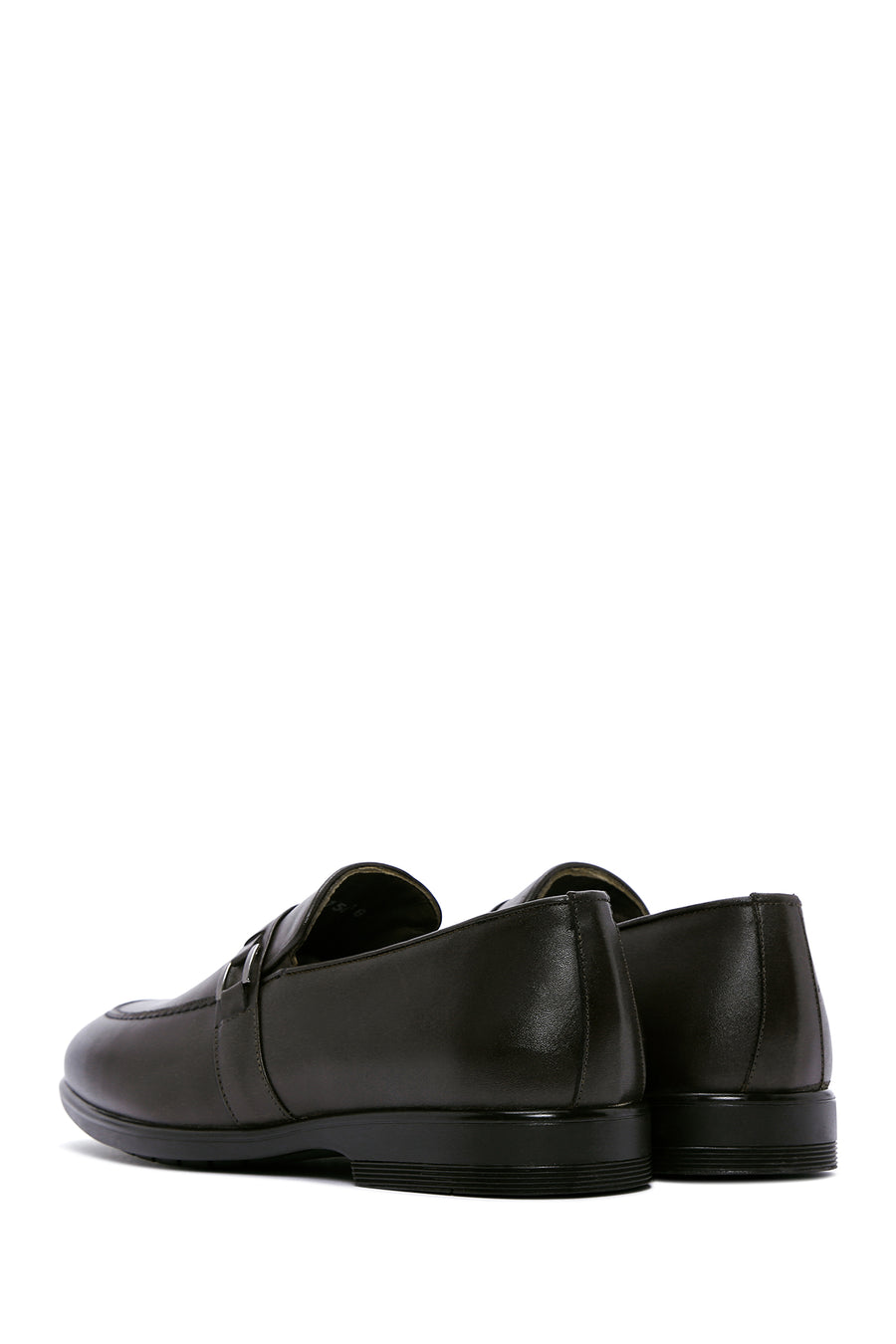 Erkek Kahverengi Deri Casual Loafer