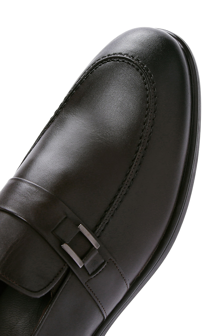 Erkek Kahverengi Deri Casual Loafer