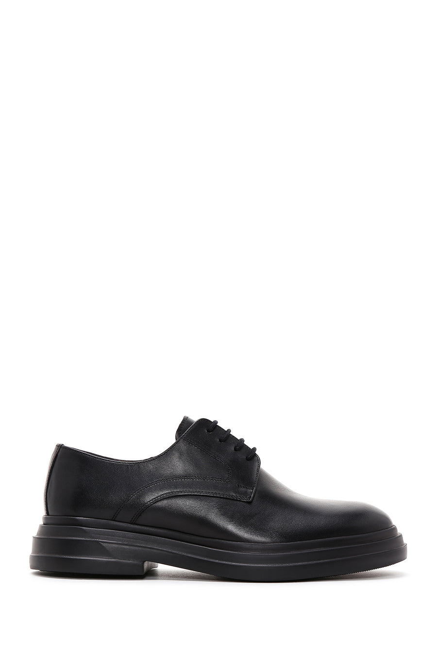 Men's Black Leather Casual Shoes 23WFD675918 | Derimod