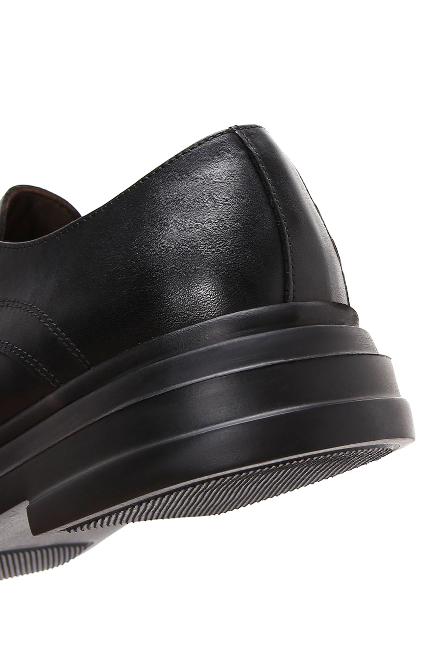Men's Black Leather Casual Shoes