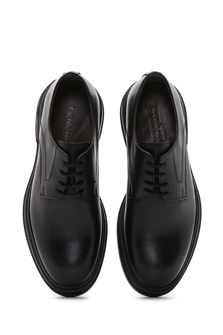 Men's Black Leather Casual Shoes