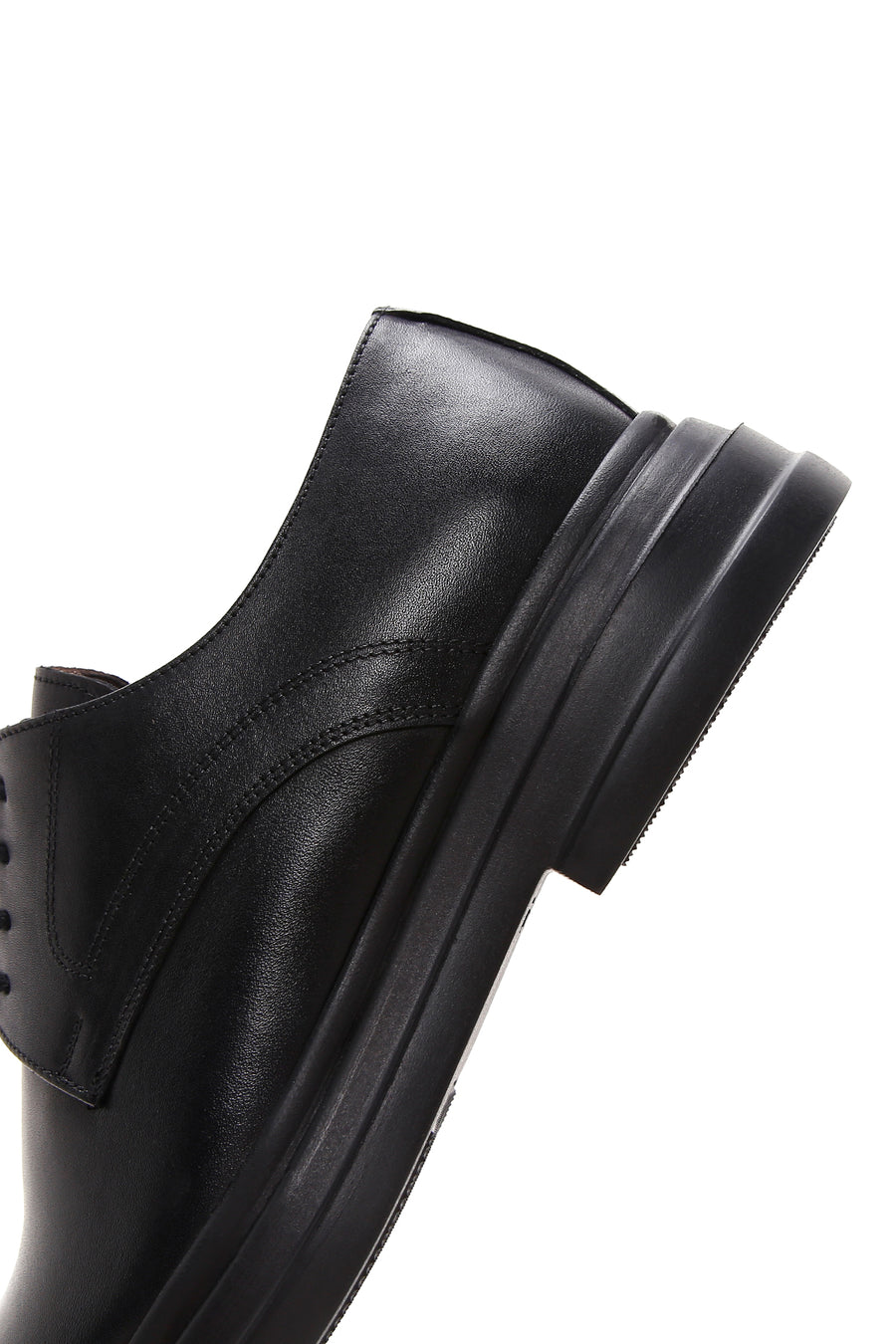 Men's Black Leather Casual Shoes