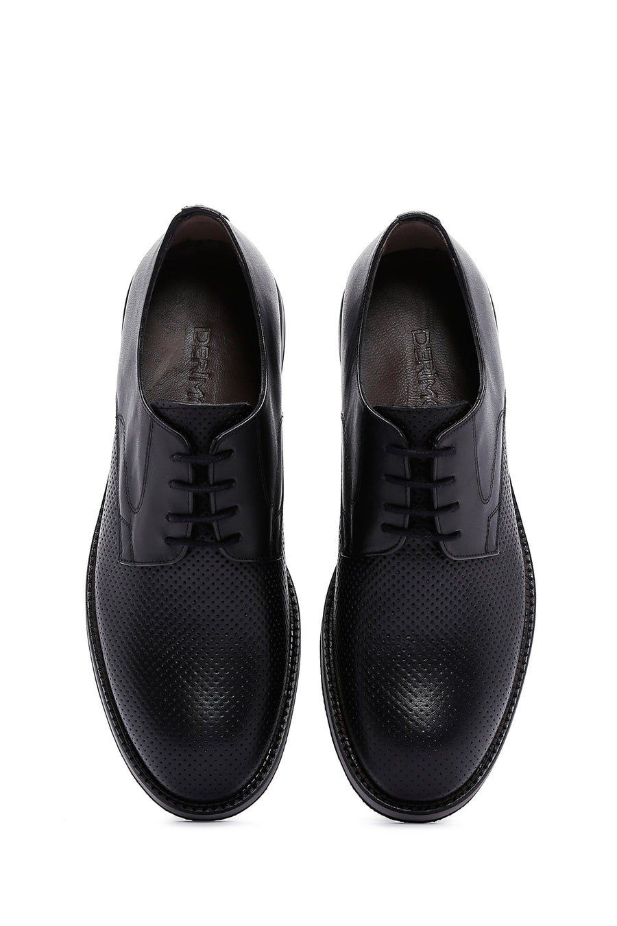 Men's Black Leather Casual Shoes