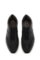 Erkek Siyah Deri Sneaker | Derimod
