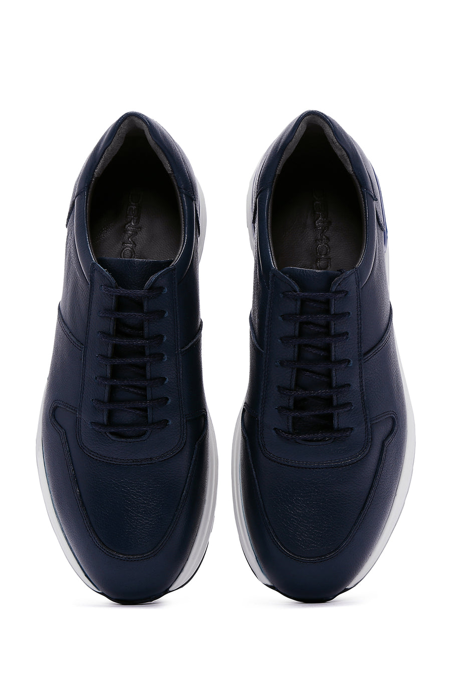 Men's Navy Blue Leather Sneaker