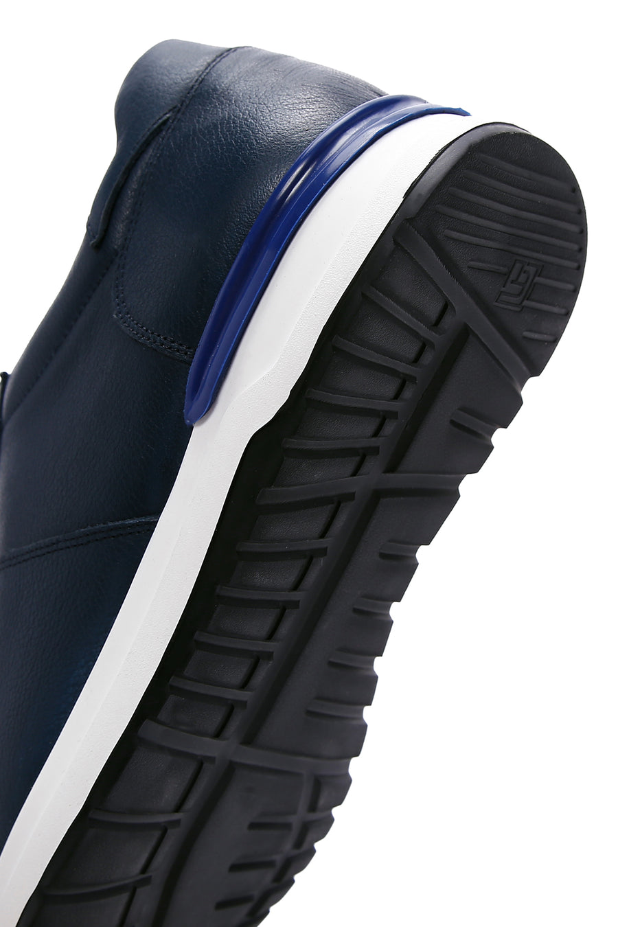 Men's Navy Blue Leather Sneaker