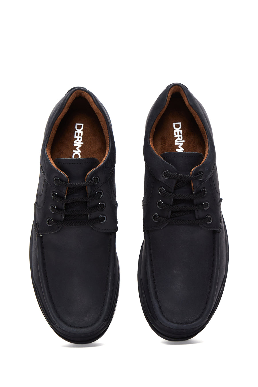 Men's Black Leather Casual Shoes