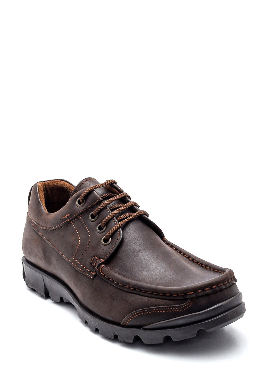 Men's Brown Leather Casual Shoes