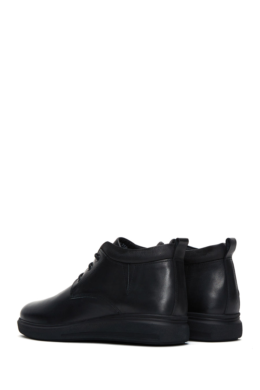 Erkek Siyah Deri Casual Bot