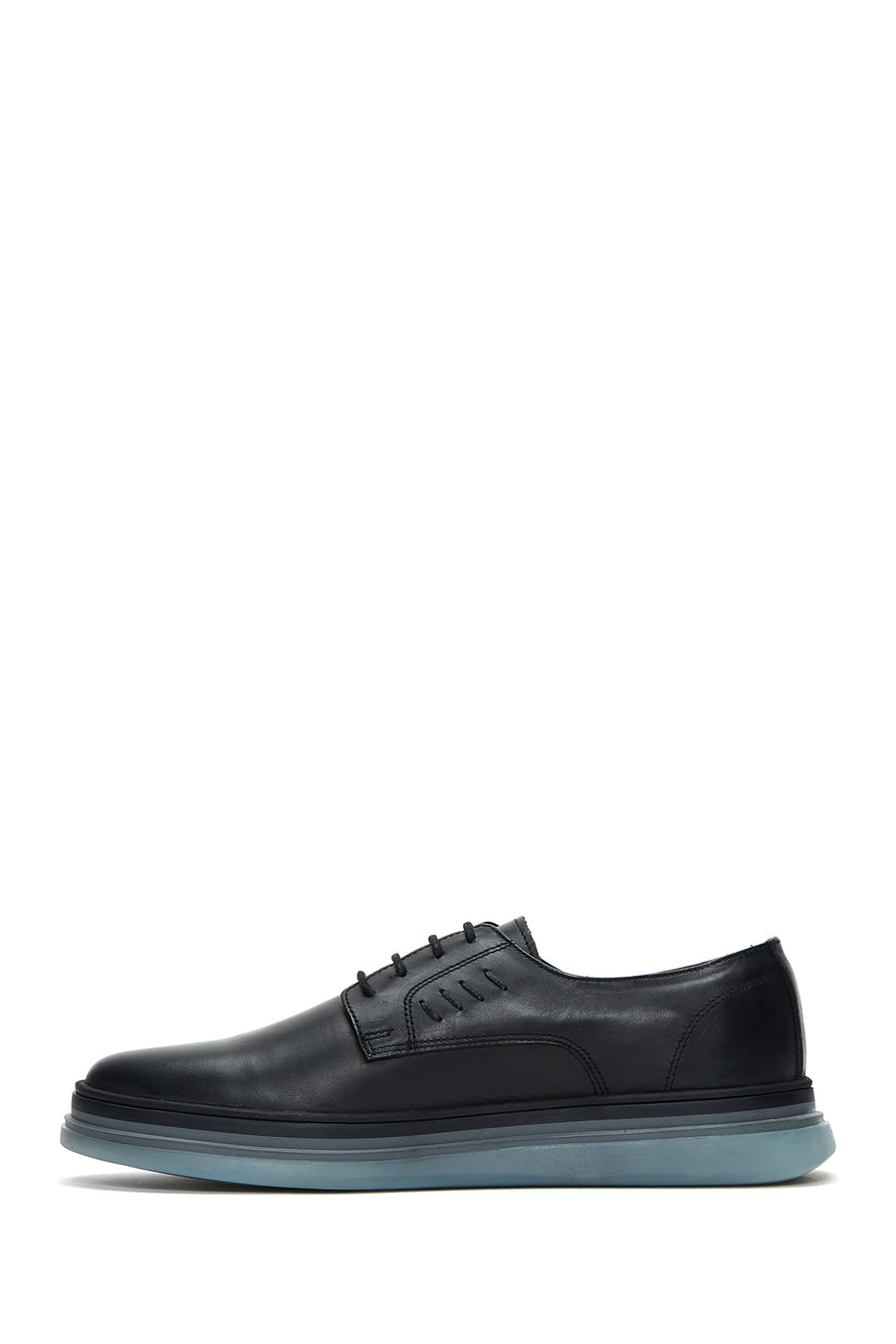 Men's Black Leather Casual Shoes