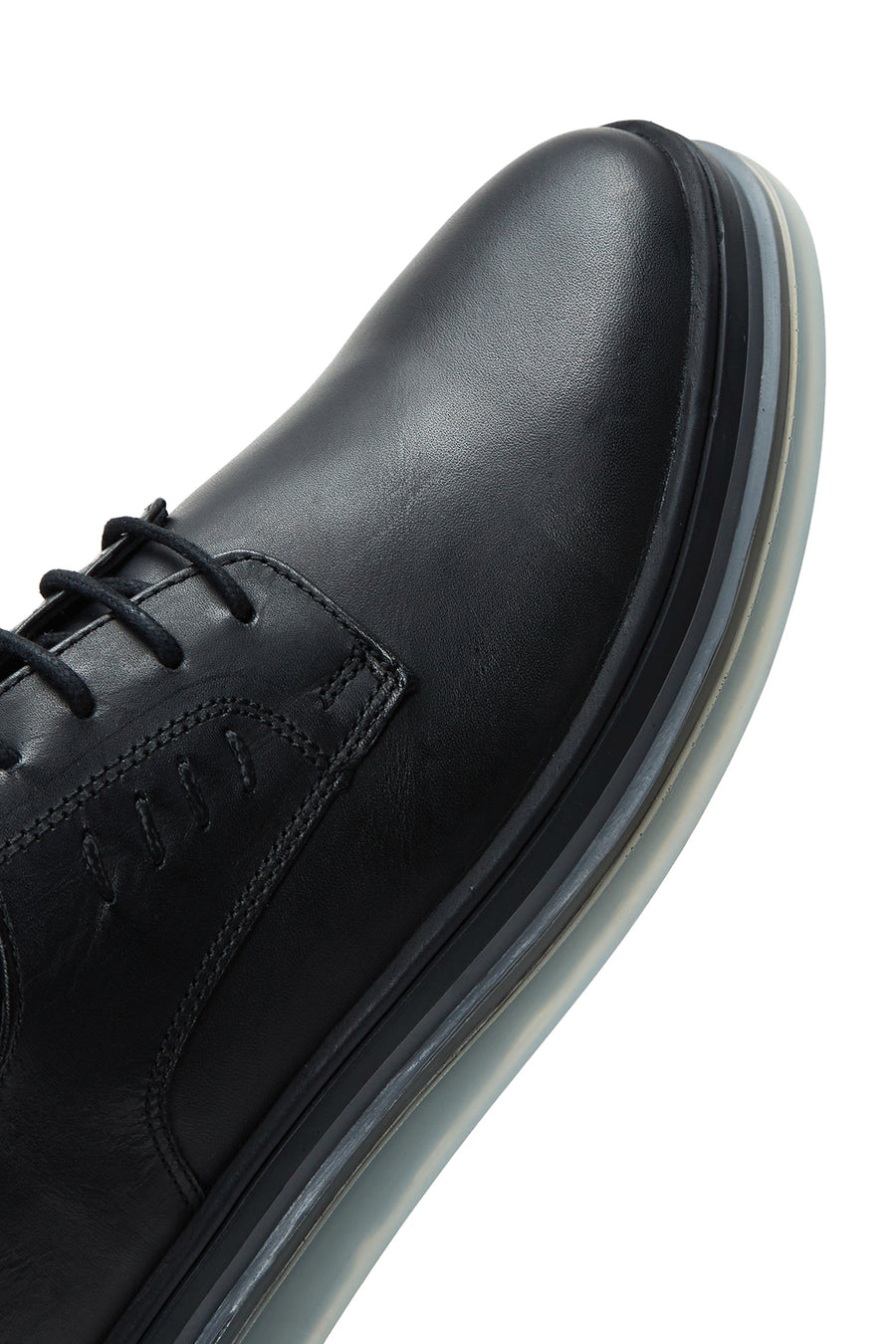 Men's Black Leather Casual Shoes