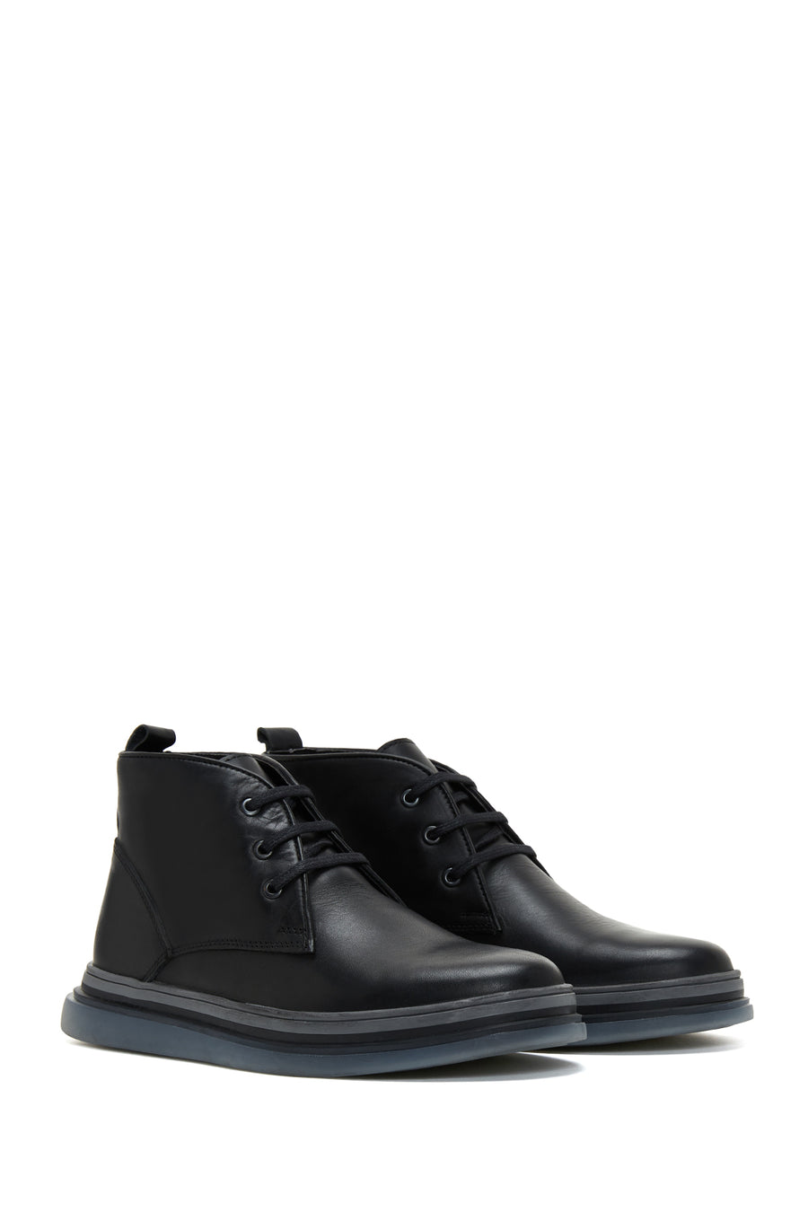 Men's Black Leather Boots