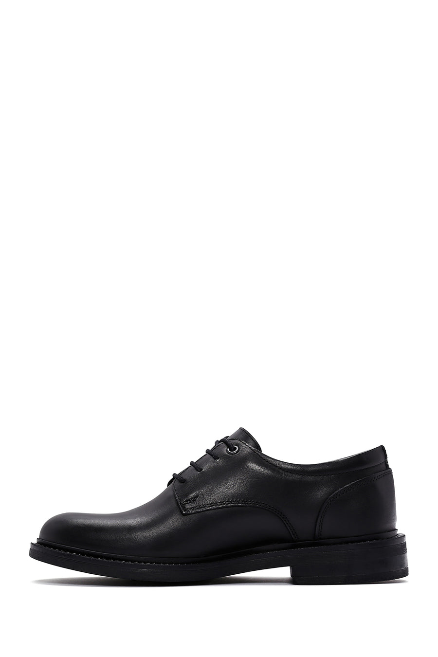 Men's Black Leather Casual Shoes