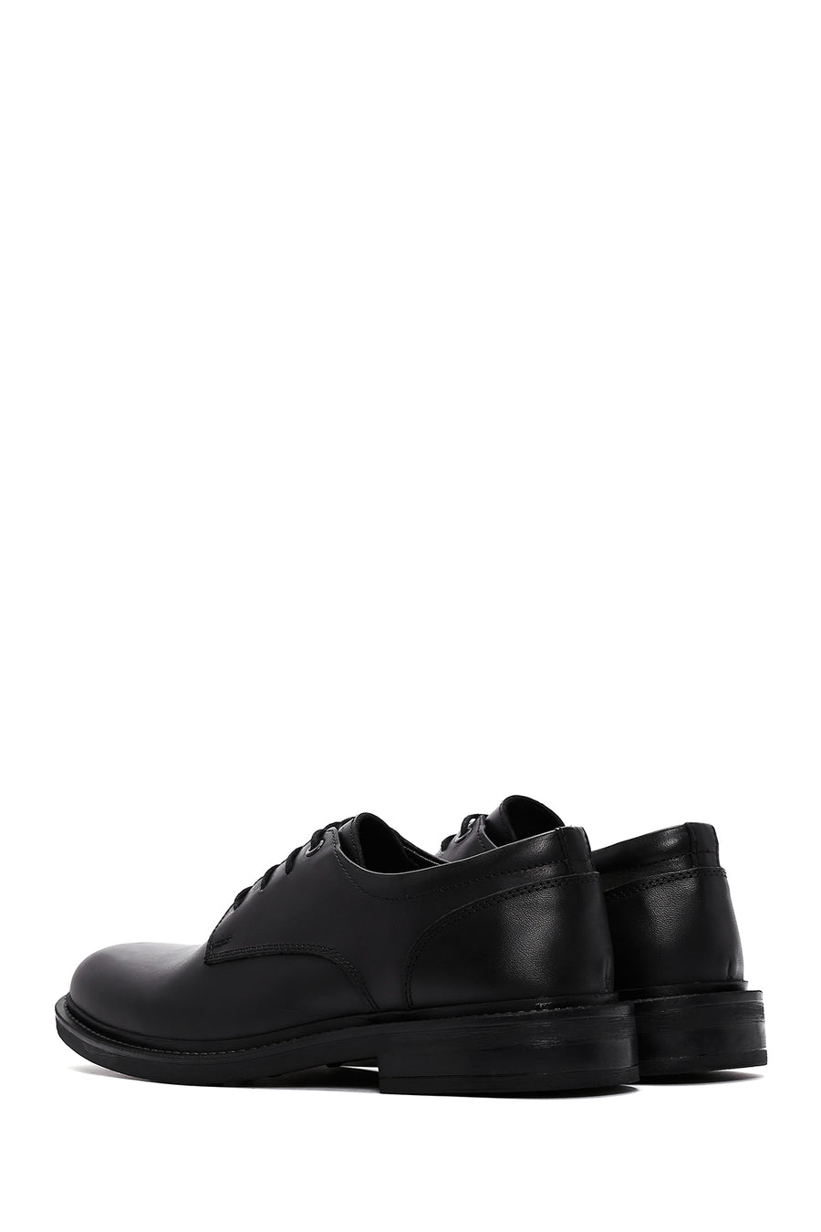 Men's Black Leather Casual Shoes