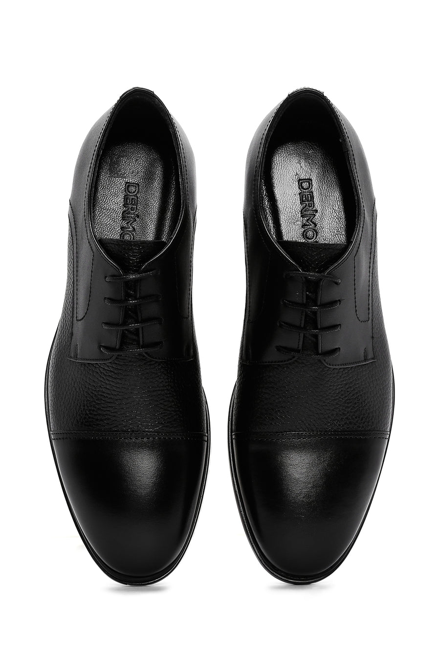 Men's Black Leather Casual Shoes
