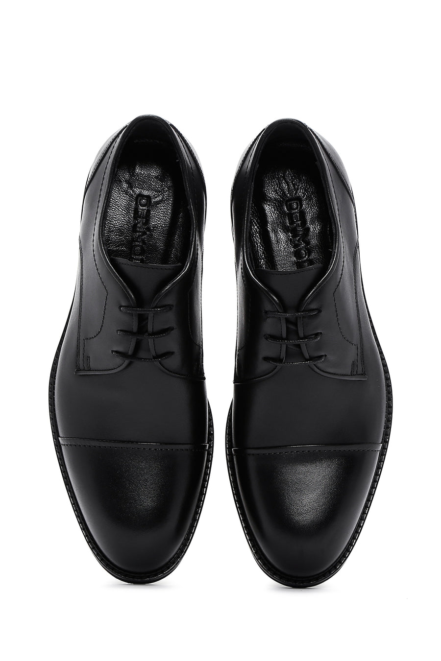 Men's Black Leather Casual Shoes