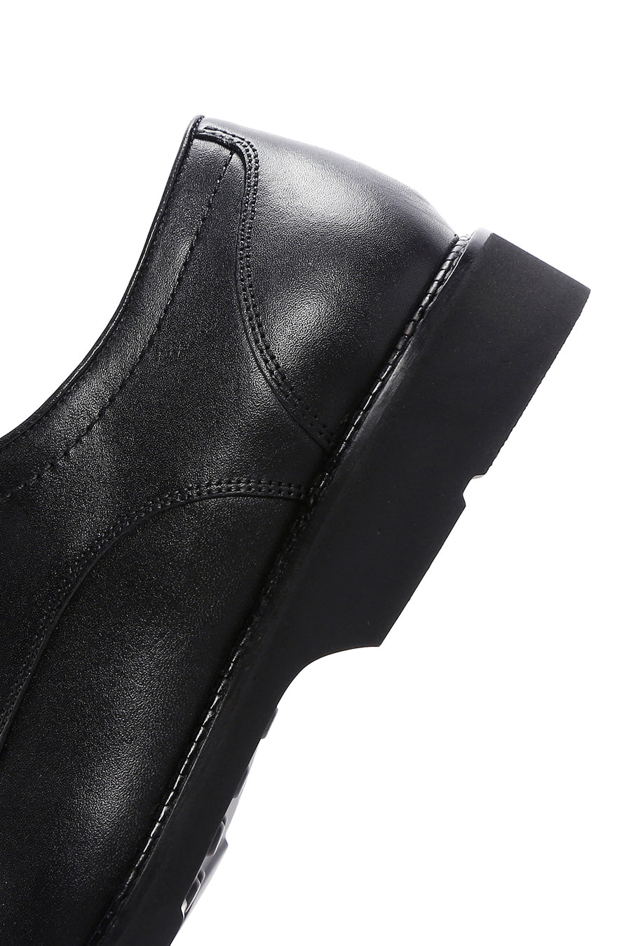 Men's Black Leather Casual Shoes
