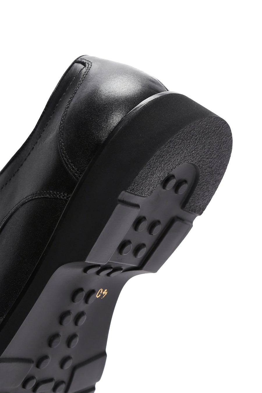Men's Black Leather Casual Shoes