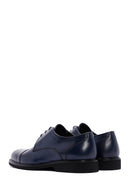 Men's Navy Blue Leather Casual Shoes | Derimod