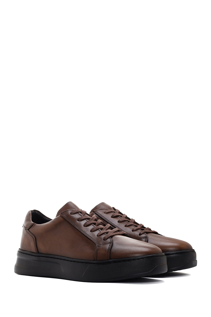 Men's Brown Leather Sneaker