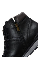 Men's Black Leather Boots | Derimod