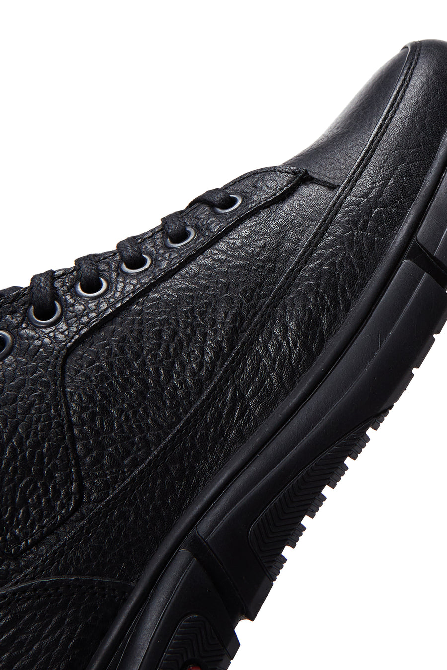 Erkek Siyah Deri Casual Sneaker