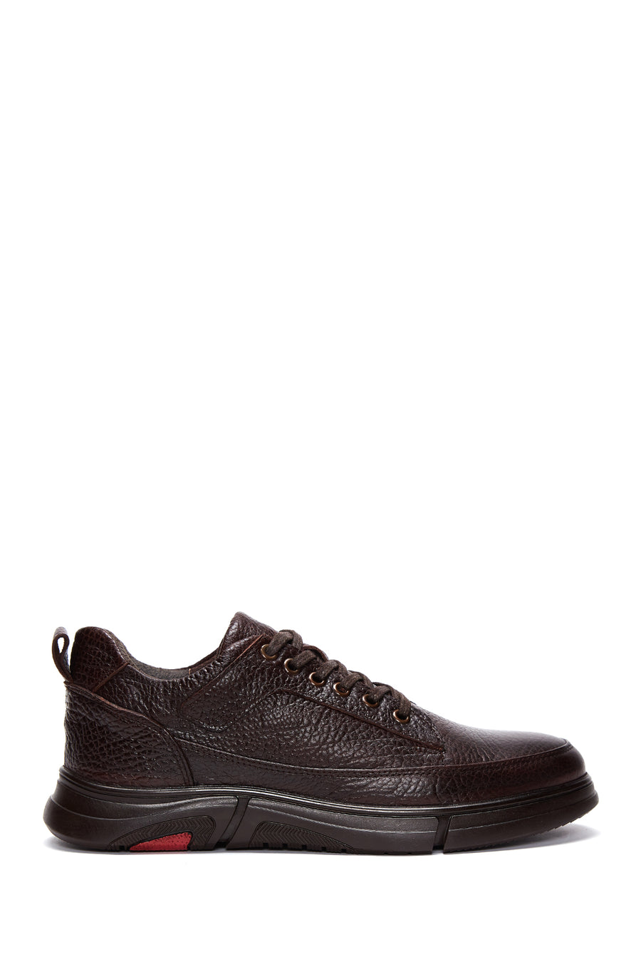 Men's Brown Leather Casual Sneaker 23WFD6933FT | Derimod